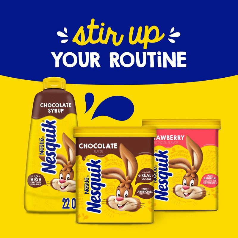 slide 5 of 7, Nestle Nesquik Chocolate Flavor Powder Drink Mix for Chocolate Milk - 20.1oz, 20.1 oz