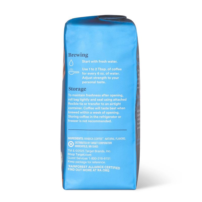 slide 2 of 4, Naturally Flavored Salted Caramel Light Roast Ground Coffee - 12oz - Good & Gather™, 12 oz