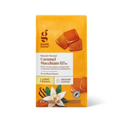 Naturally Flavored Caramel Macchiato Light Roast Ground Coffee - 12oz - Good & Gather™