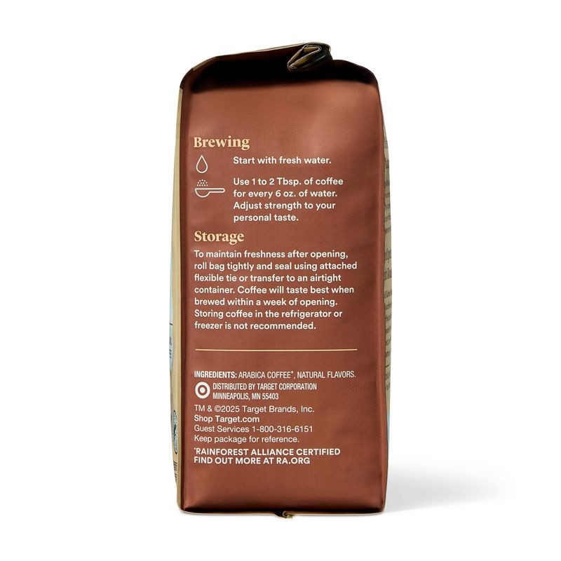 slide 2 of 4, Naturally Flavored Cinnamon Vanilla Light Roast Ground Coffee - 12oz - Good & Gather™, 12 oz
