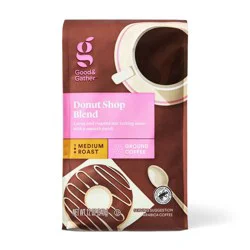Donut Shop Blend Medium Roast Ground Coffee - 12oz - Good & Gather™