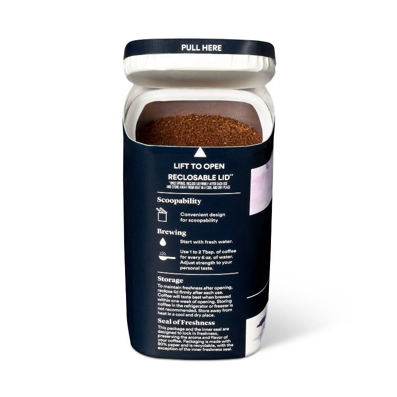 slide 2 of 4, Signature Coffee Organic Ethiopian Yirgacheffe Light Roast Ground Coffee - 12oz - Good & Gather™, 12 oz