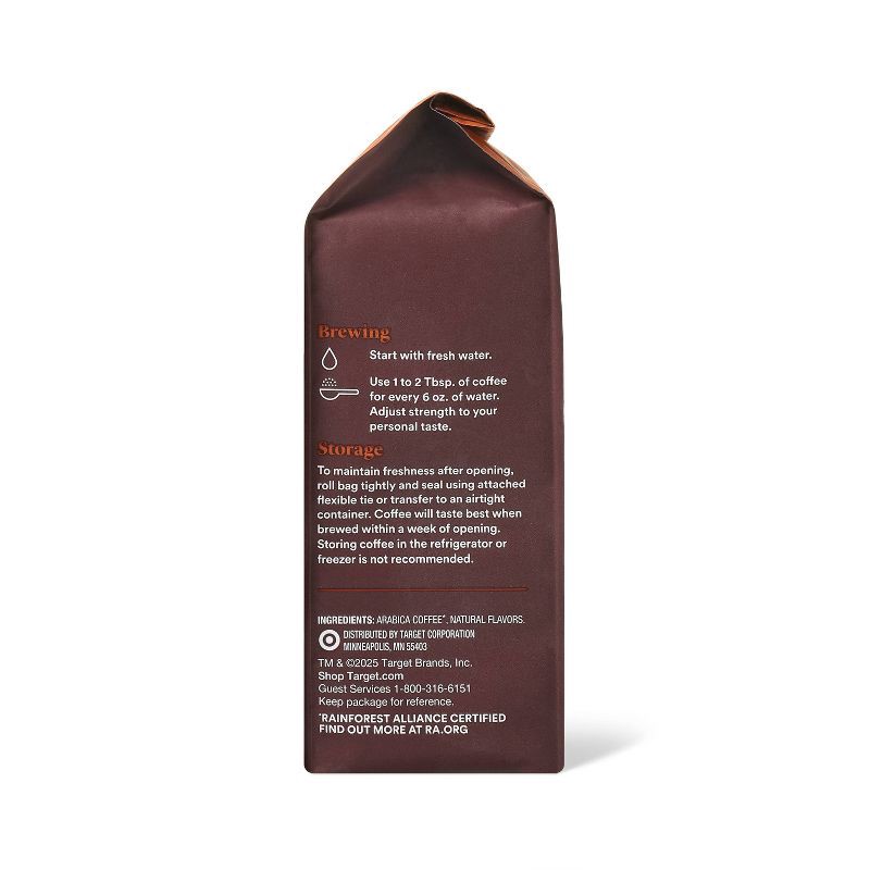 slide 3 of 4, Naturally Flavored Double Chocolate Light Roast Ground Coffee 12oz - Good & Gather™, 12 oz