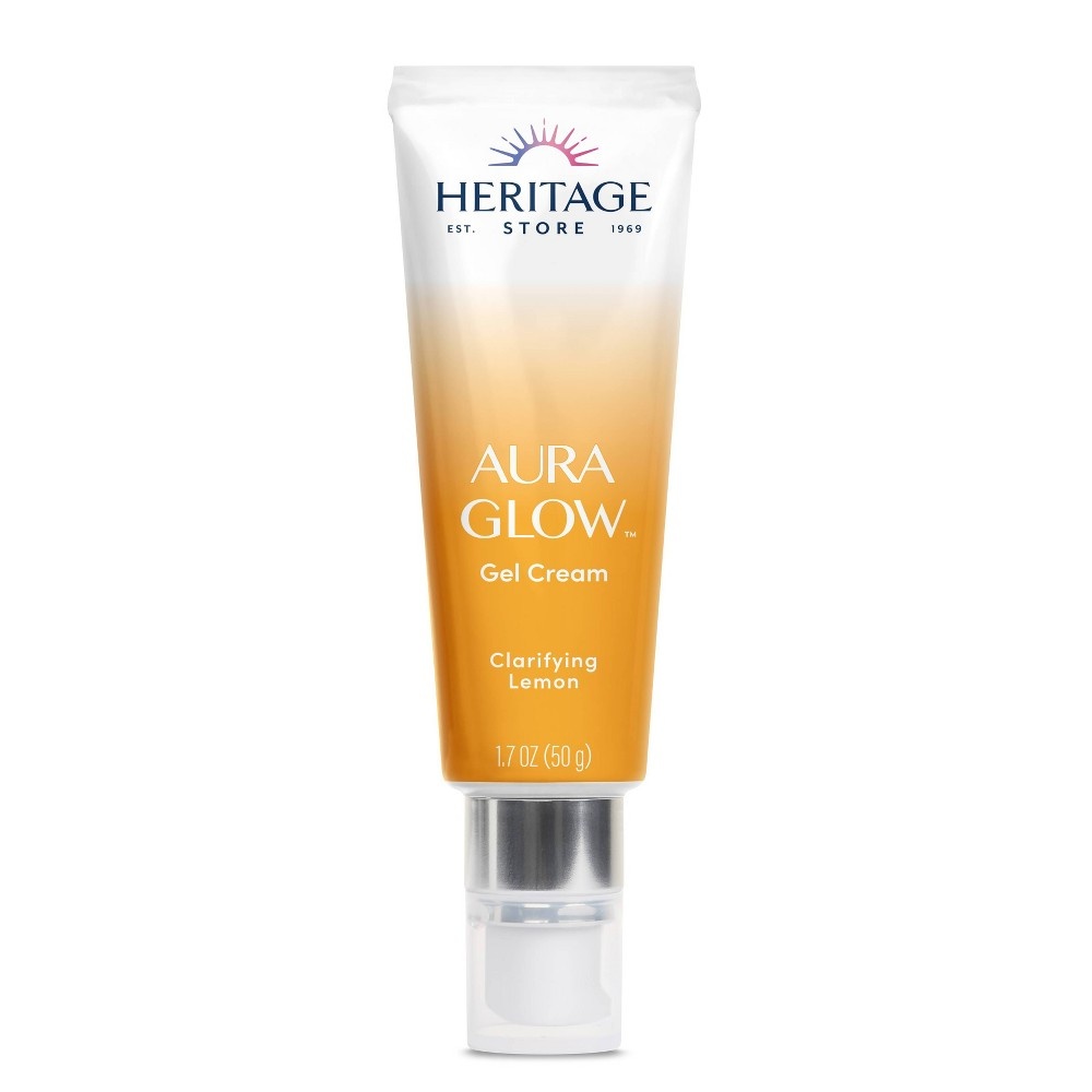 slide 2 of 3, Heritage Store Aura Glow Gel Cream - Clarifying Lemon, 1.7 oz