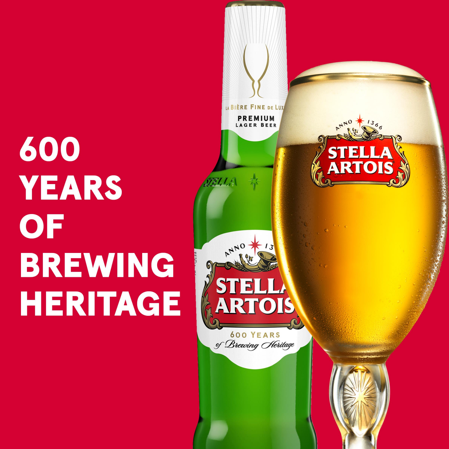 slide 2 of 5, Stella Artois Lager, 67.2 fl oz