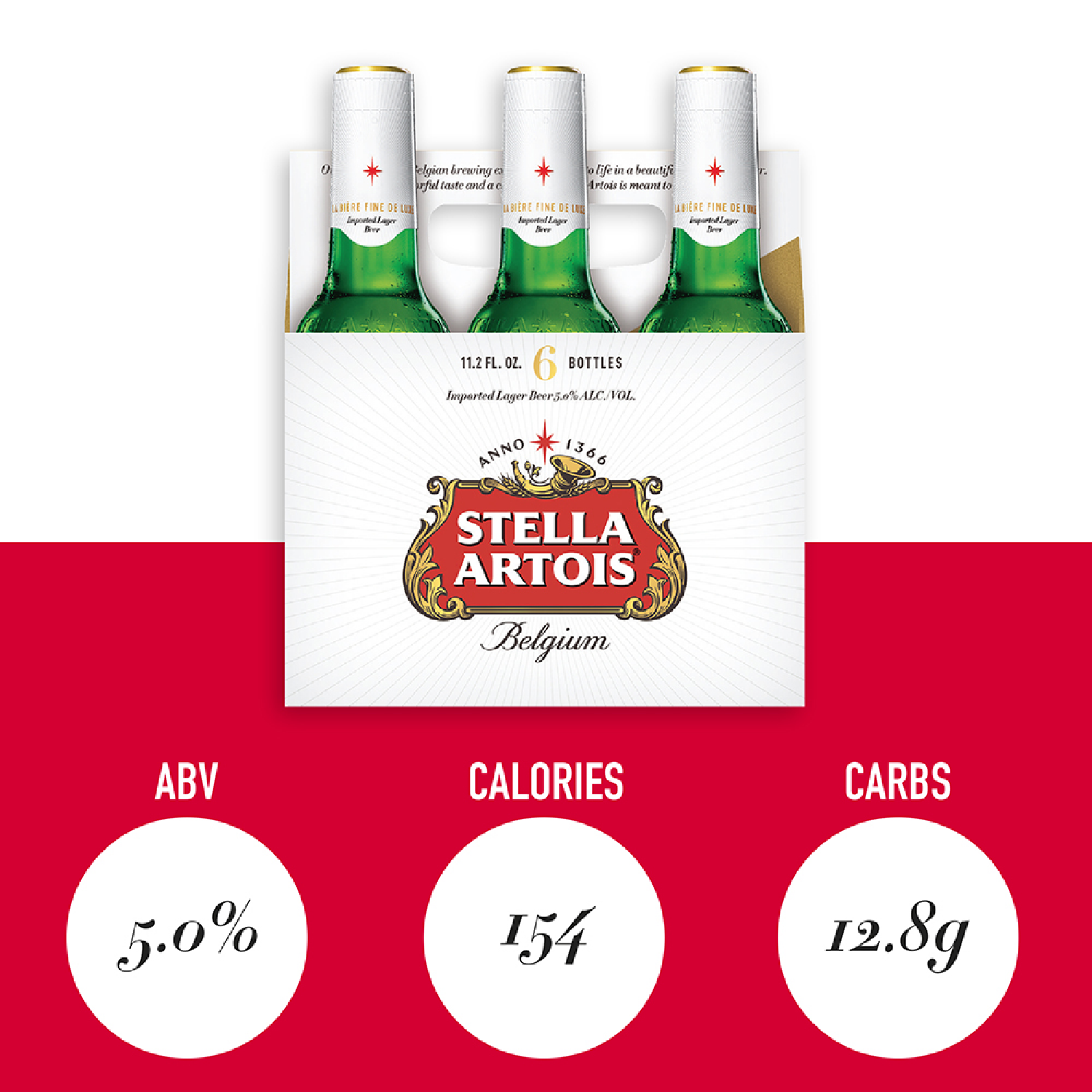 slide 5 of 5, Stella Artois Lager, 67.2 fl oz
