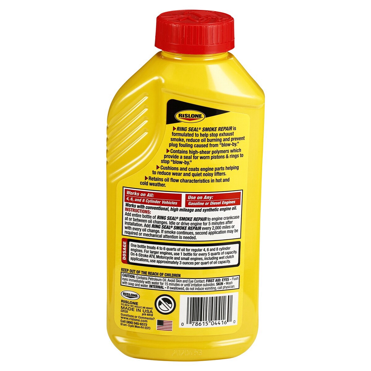 slide 2 of 2, Rislone High Mileage Ring Seal Smoke Repair, 16 fl oz