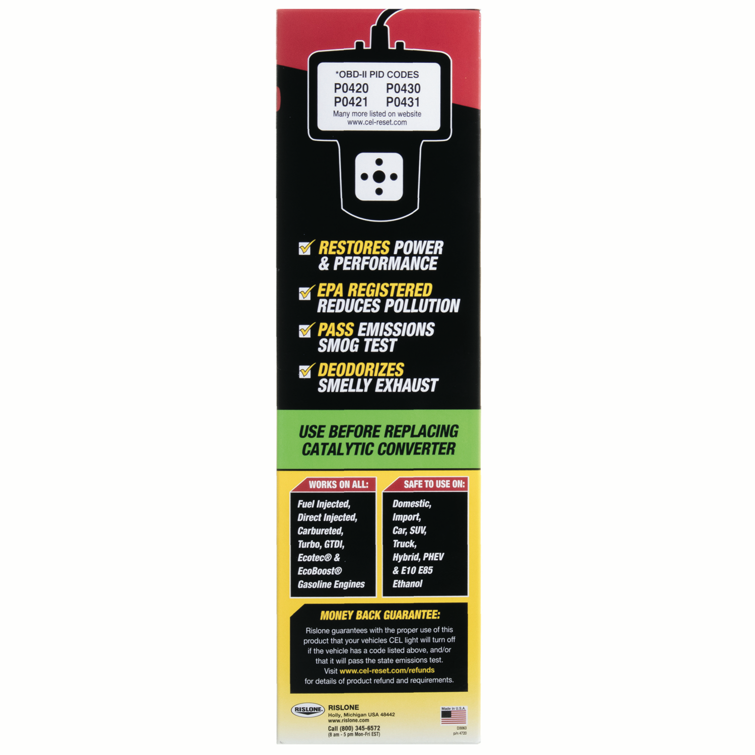 slide 3 of 5, Rislone Cat Complete System Cleaner, 16.9 oz