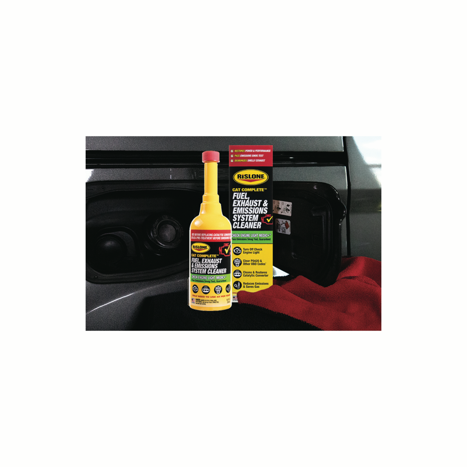 slide 4 of 5, Rislone Cat Complete System Cleaner, 16.9 oz