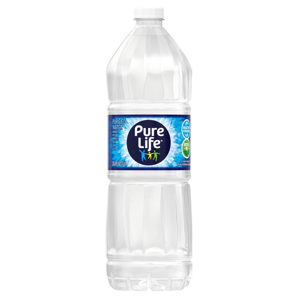 slide 1 of 9, Pure Life Purified Water, 33.8 Fl Oz, Plastic Bottled Water, 33.8 fl oz
