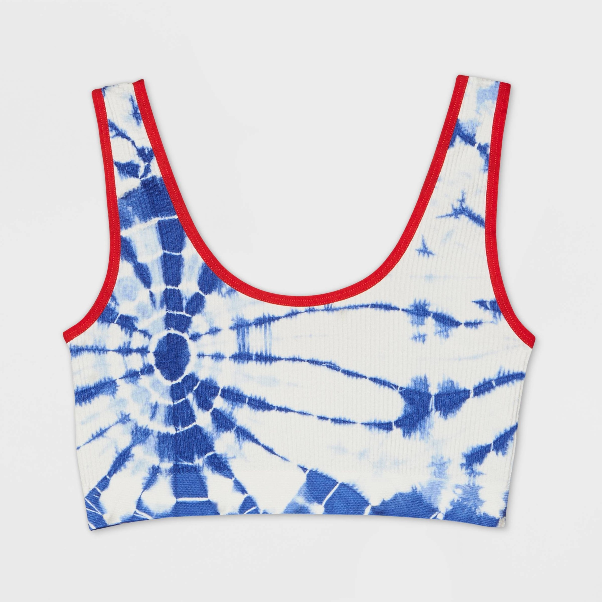 Women's Americana Bralette - Colsie Blue/Red S 1 ct