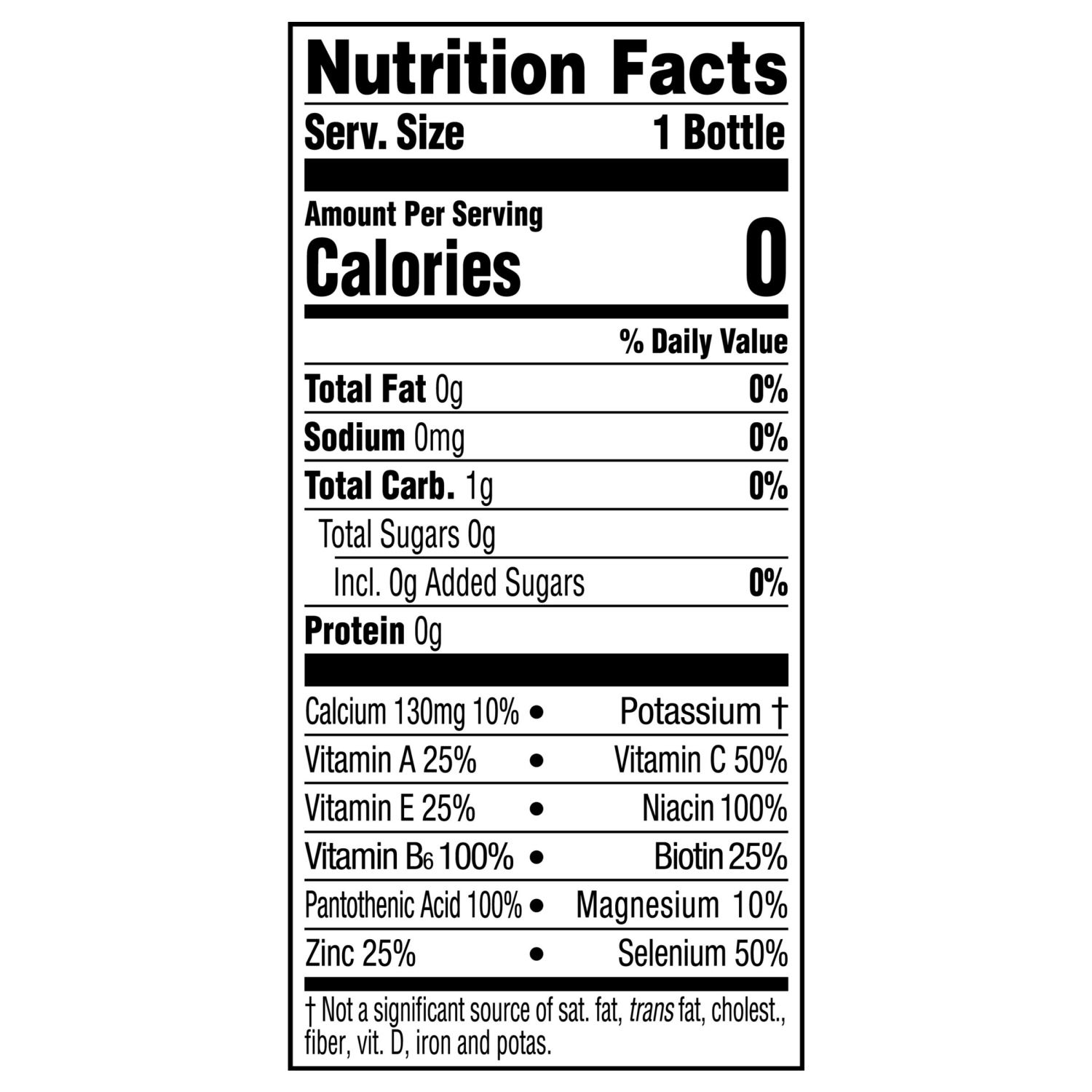 slide 5 of 6, vitaminwater Zero Sugar Squeezed Lemonade Flavored Nutrient Enhanced Water Beverage - 6 ct, 6 ct; 16.9 oz