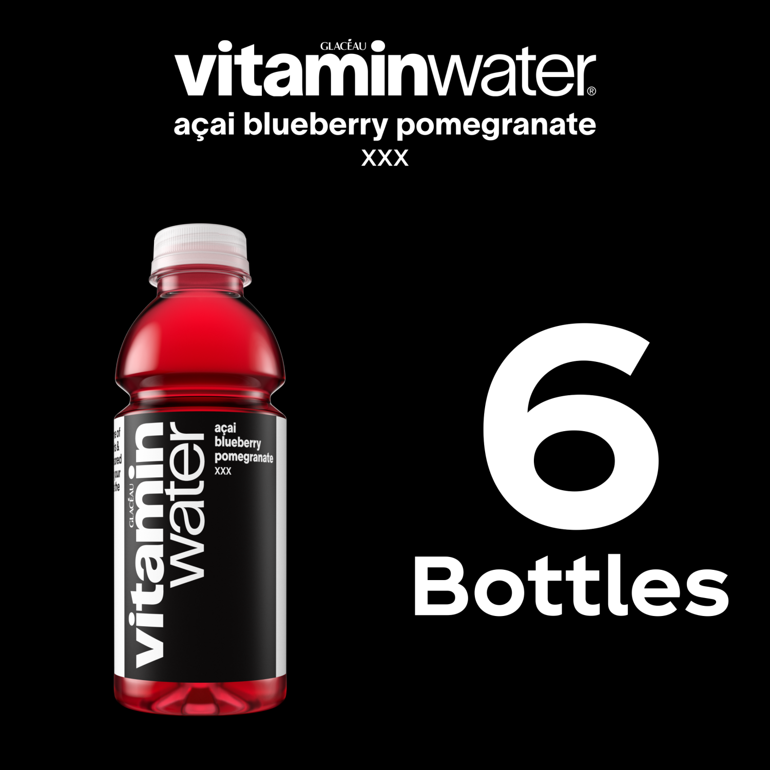 slide 5 of 7, vitaminwater Flavored Water, 6 ct; 16.9 oz