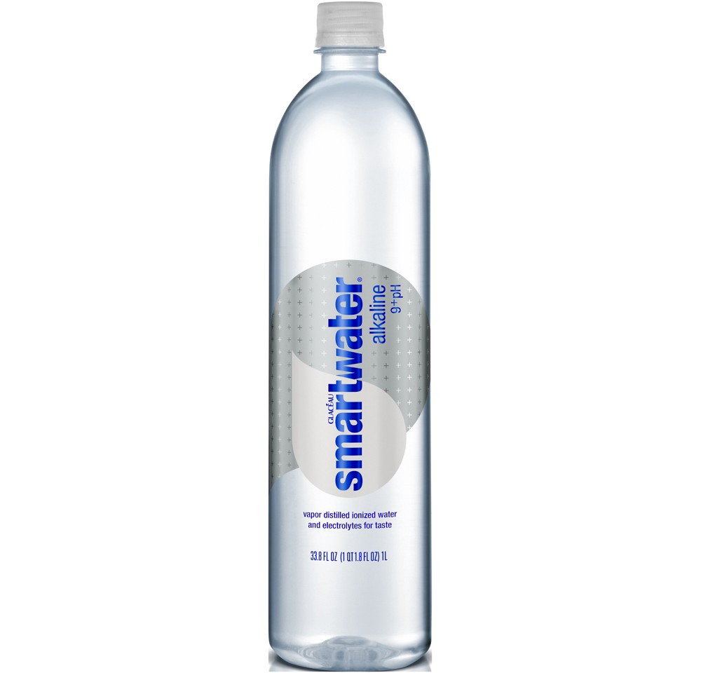 slide 2 of 2, Smartwater Alkaline Vapor Distilled Ionized Water - 33.8 fl oz Bottle, 33.8 fl oz