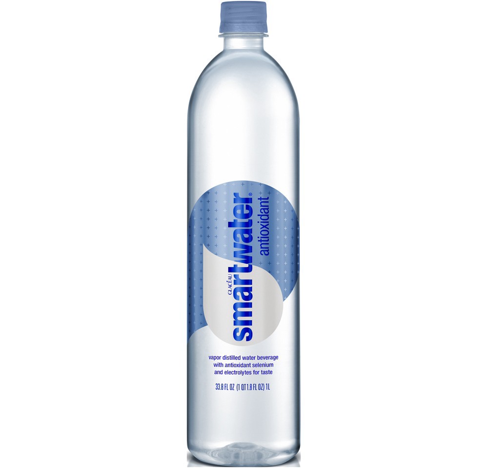 slide 2 of 2, smartwater Glaceau smartwater Antioxidant Water, 1 liter