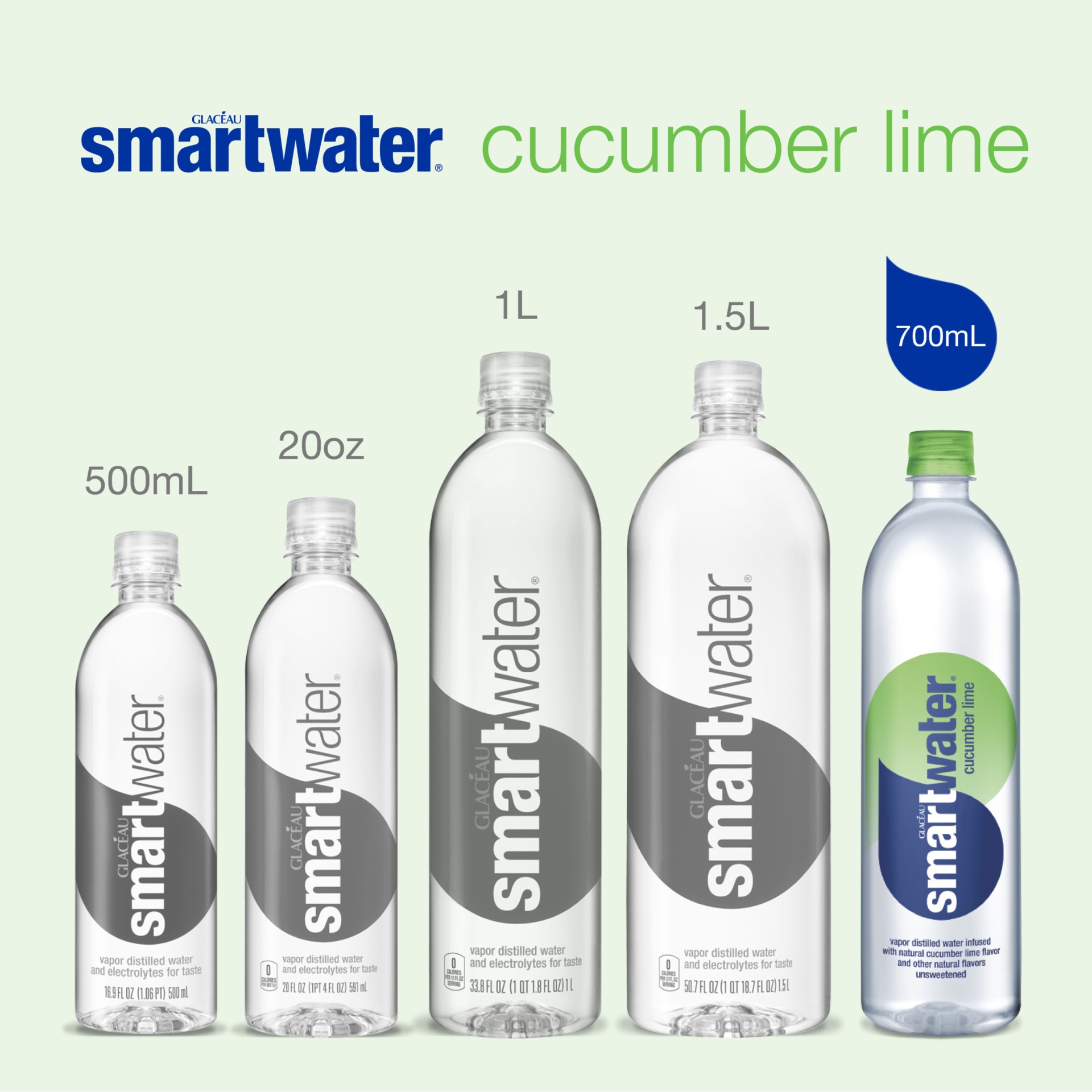 smartwater nutrient-enhanced water Bottle, 1.5 Liters