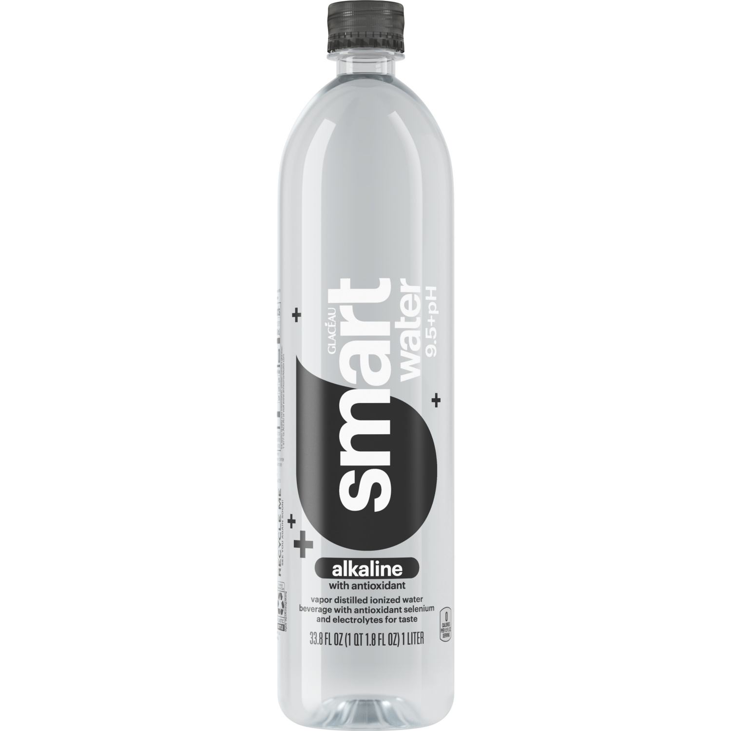 slide 1 of 6, Glaceau Smartwater Alkaline With Antioxidant Bottle, 33.8 fl oz, 33.8 fl oz