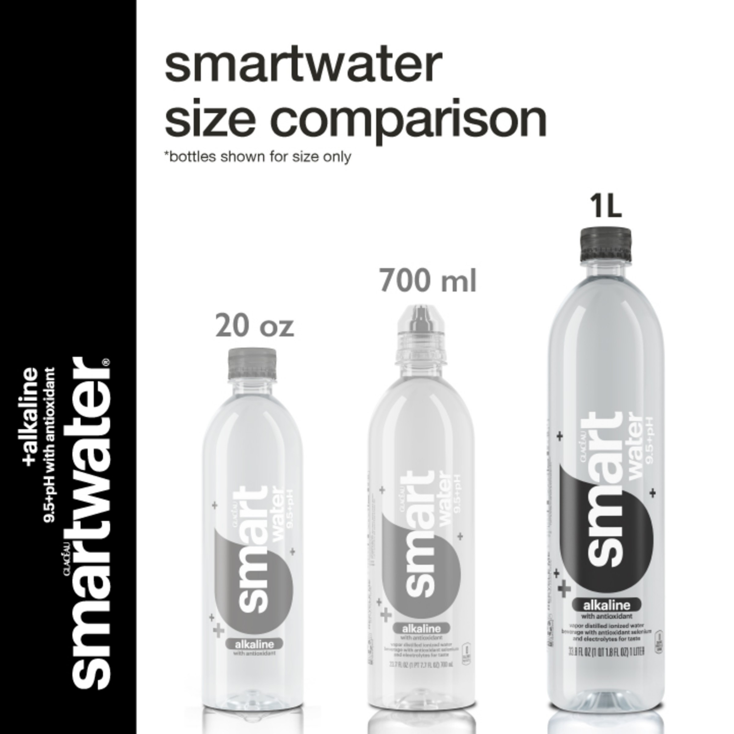 slide 7 of 7, Smartwater Alkaline Vapor Distilled Water, 6 ct; 1 liter