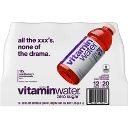 vitaminwater Zero Sugar xxx Bottles- 12 ct