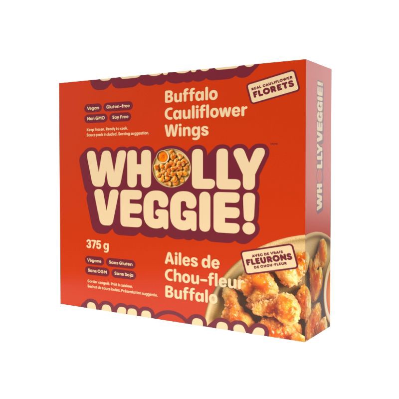 slide 1 of 2, Wholly Veggie! Gluten Free and Vegan Frozen Buffalo Cauliflower Wings - 13.2oz, 13.2 oz