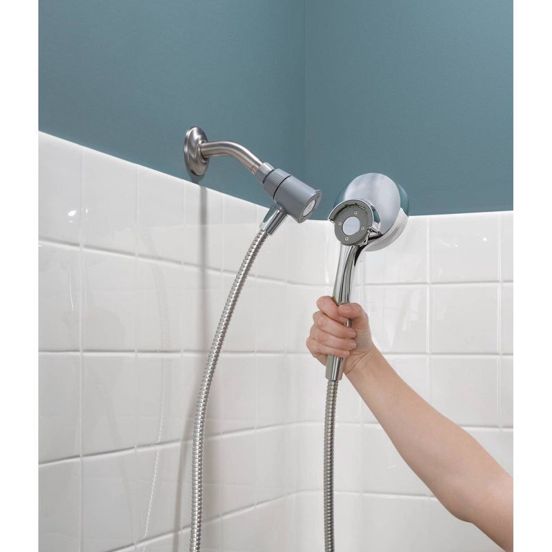 slide 2 of 11, Magnetix Engage 6-Function Dial Handheld Showerhead Chrome - Moen: EPA WaterSense, 59" Hose, 1.75 GPM, 1 ct