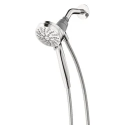 Magnetix Engage 6-Function Dial Handheld Showerhead Chrome - Moen: EPA WaterSense, 59" Hose, 1.75 GPM