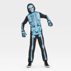 Kids' X-Ray Skeleton Halloween Costume Jumpsuit with Accessories M - Hyde and EEK! Boutique™
