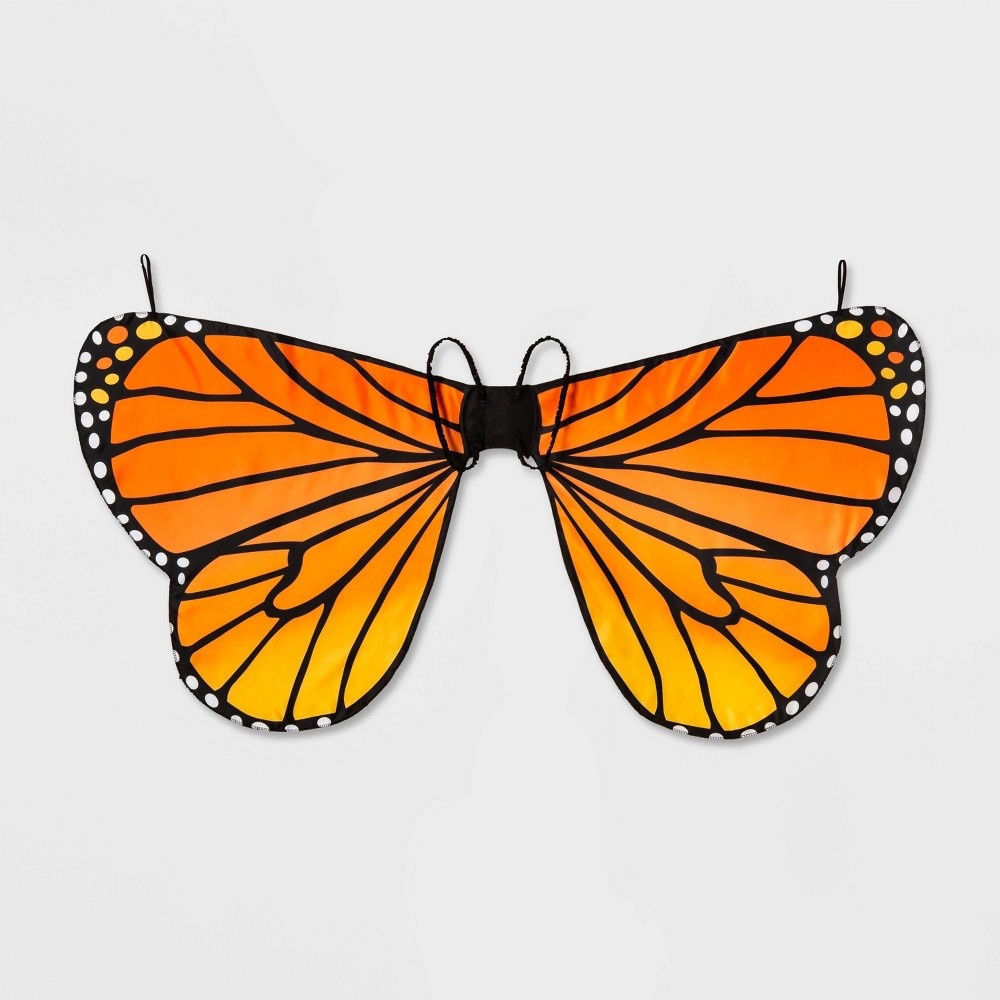 slide 3 of 3, Kids' Monarch Butterfly Wings Wearable Halloween Accessory - Hyde & EEK! Boutique, 1 ct