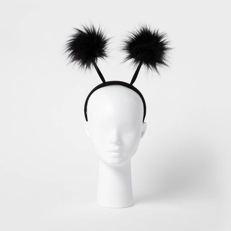 slide 2 of 3, Kids' Pom Pom Antennae Halloween Costume Headwear - Hyde and EEK! Boutique™, 1 ct