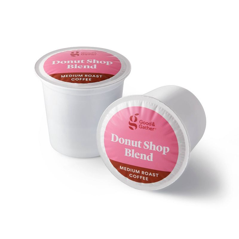 slide 2 of 4, Donut Shop Medium Roast Single Serve Pods - 16ct - Good & Gather™, 16 ct