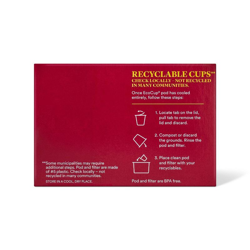 slide 3 of 4, Hot Buttery Rum Light Roast Coffee - 16ct Single Serve Pod - Good & Gather™, 16 ct