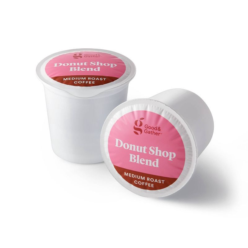 slide 2 of 4, Donut Shop Medium Roast - 48ct Single Serve Pods - Good & Gather™, 48 ct