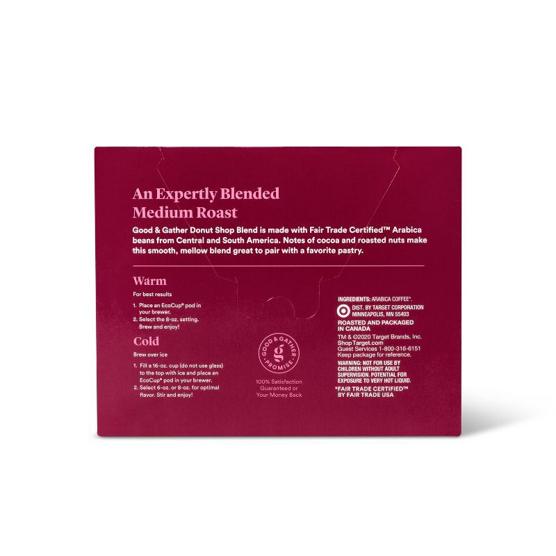 slide 3 of 4, Donut Shop Medium Roast - 48ct Single Serve Pods - Good & Gather™, 48 ct