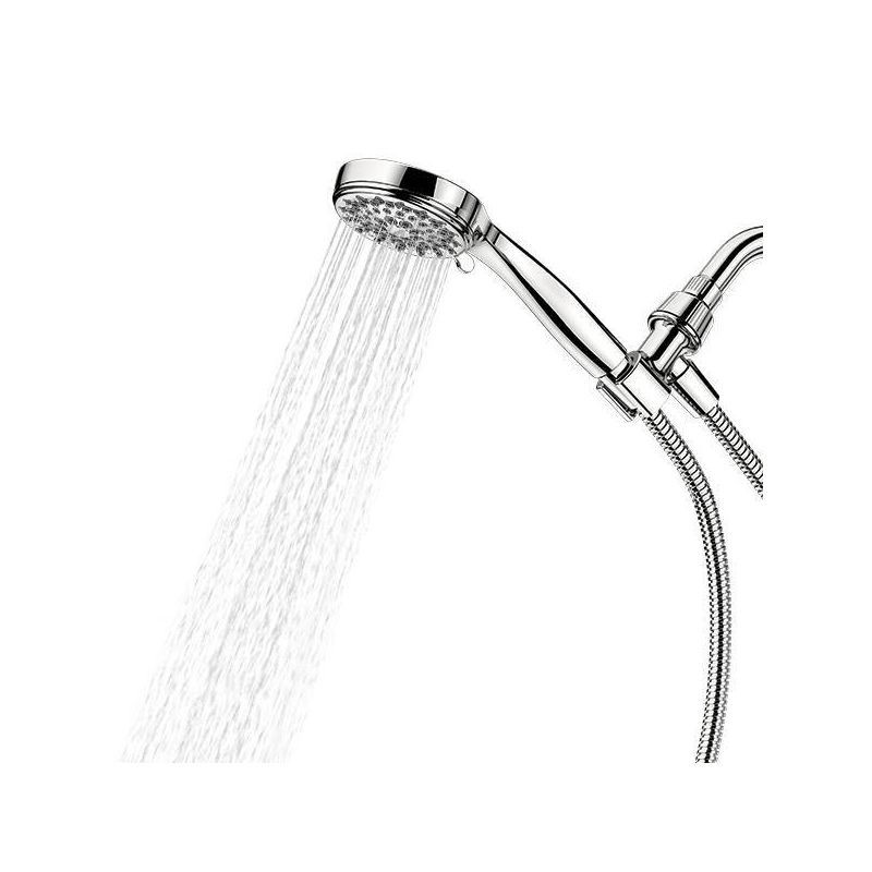 slide 5 of 11, Ignite 5-Function Handheld Showerhead Chrome - Moen: EPA WaterSense, 60" Hose, 1.75 GPM, Massage & Rain Settings, 1 ct