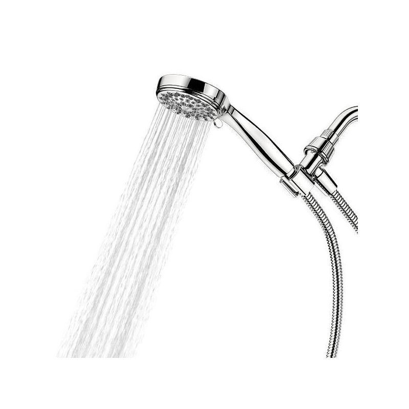 slide 6 of 11, Ignite 5-Function Handheld Showerhead Chrome - Moen: EPA WaterSense, 60" Hose, 1.75 GPM, Massage & Rain Settings, 1 ct