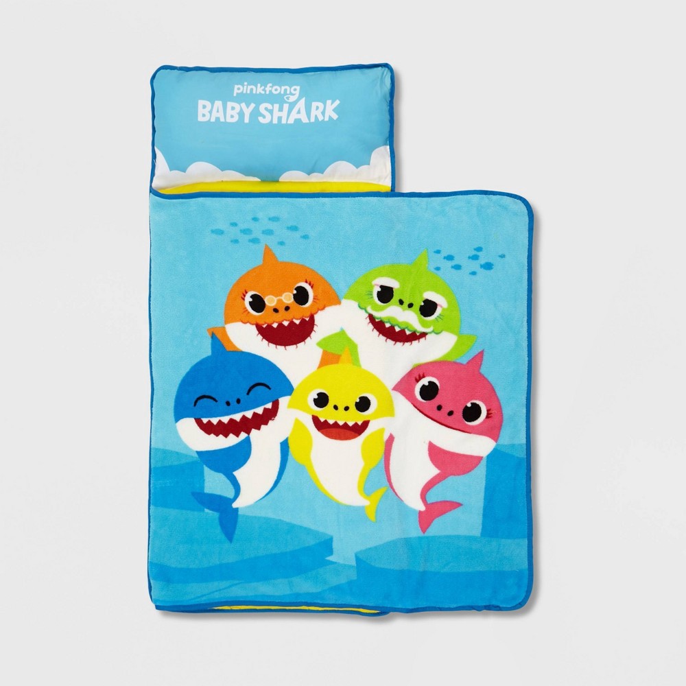 slide 2 of 8, Baby Shark Toddler Nap Pad, 1 ct