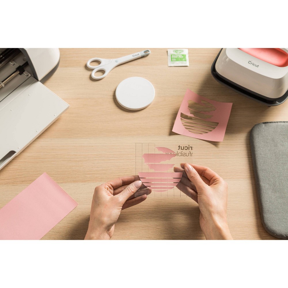 slide 7 of 10, Cricut Round Ceramic Blank Coaster Set - 4pk, 4 ct