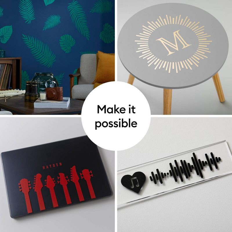 slide 4 of 9, Cricut Premium Vinyl Removable Variety 12x12", 1 ct