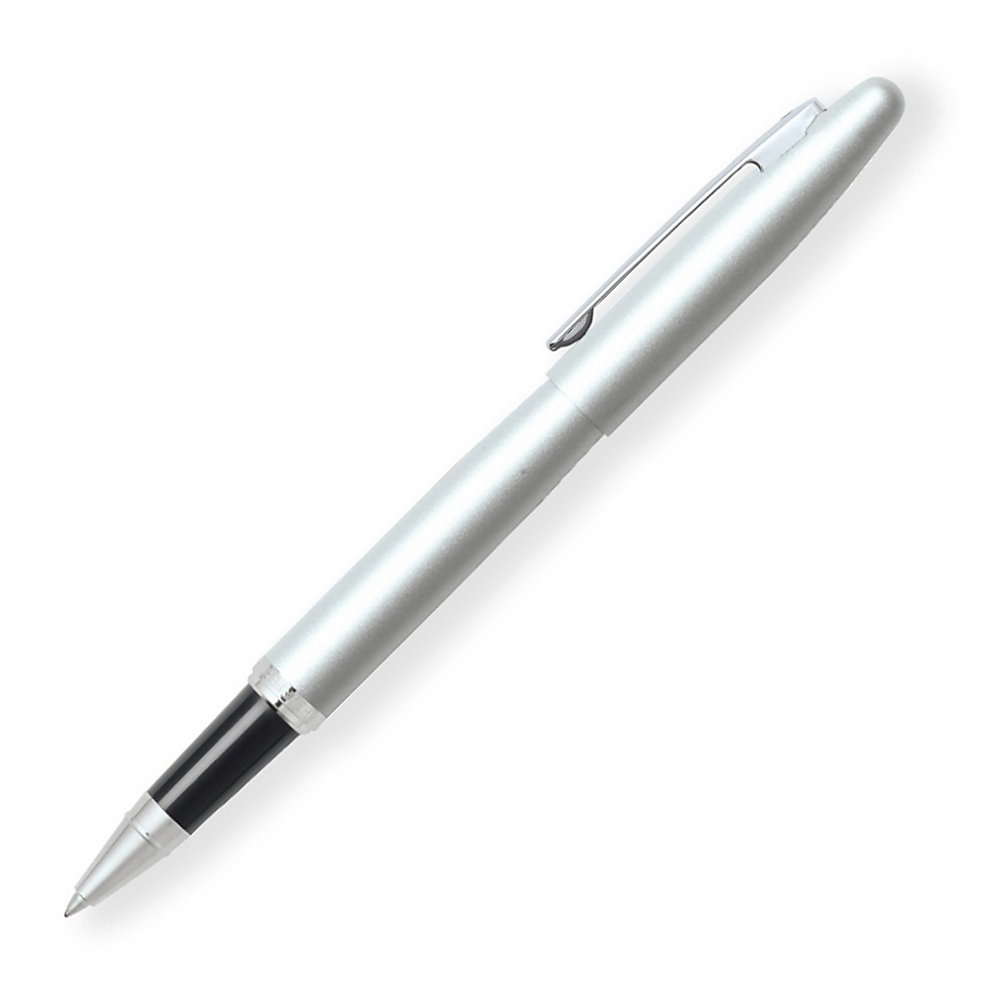 slide 1 of 1, Sheaffer Vfm Rollerball Pen, Medium Point, 0.7 Mm, Silver Barrel, Black Ink, 1 ct
