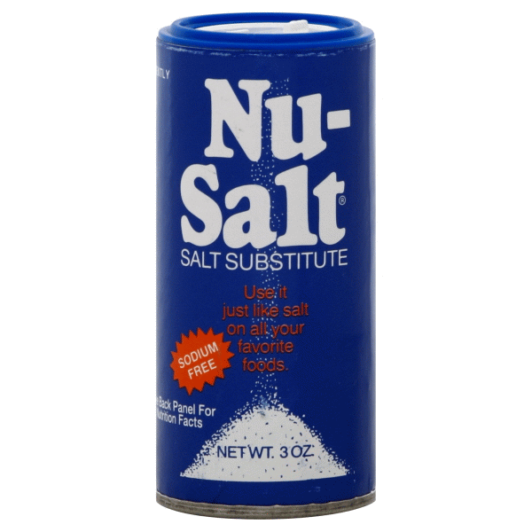 slide 1 of 1, Nu-Salt Salt Substitute, 3 oz