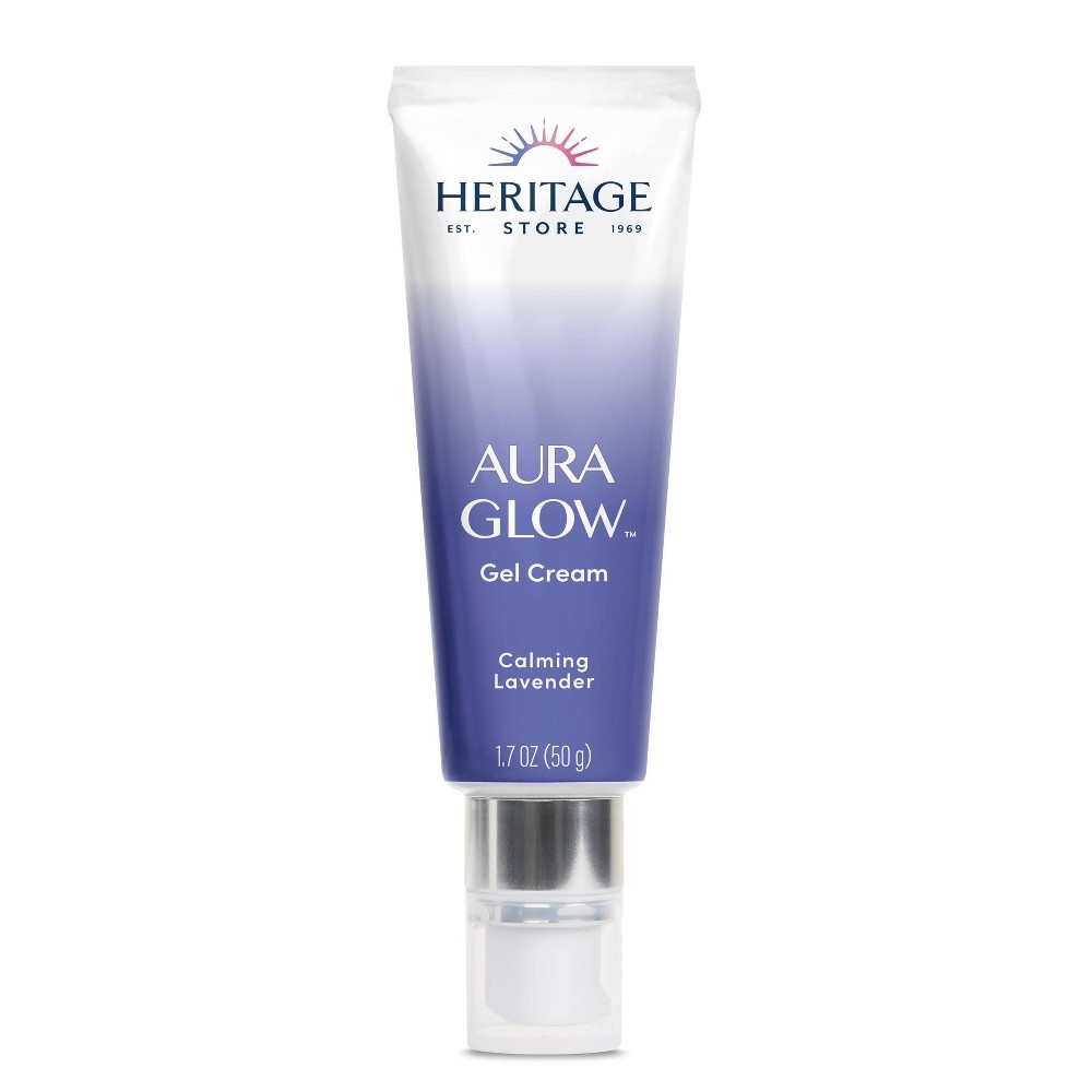 slide 2 of 3, Heritage Store Aura Glow Gel Cream - Calming Lavender, 1.7 oz