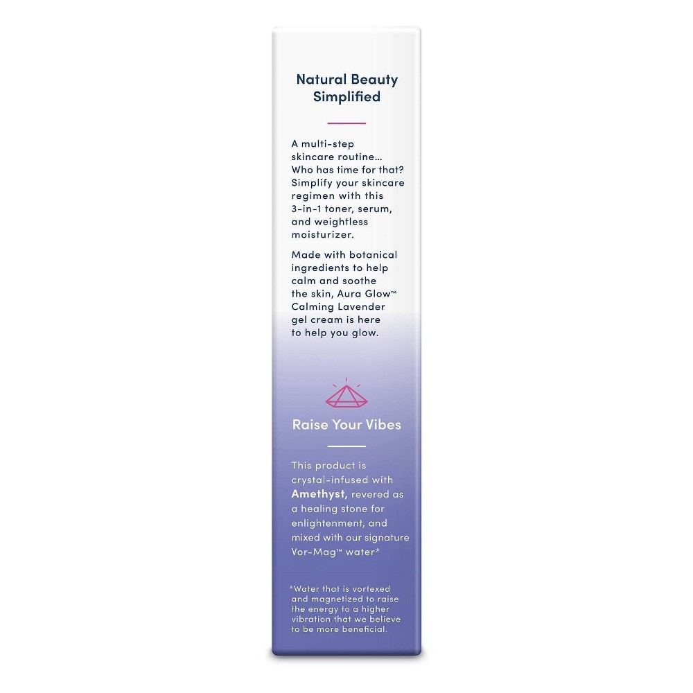 slide 3 of 3, Heritage Store Aura Glow Gel Cream - Calming Lavender, 1.7 oz