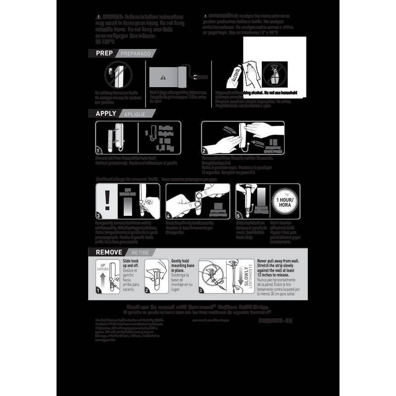 slide 10 of 13, Command 2pk Wire Decorative Hooks Black: Matte Wall & Towel Hook, Heavy Duty, 3 lb Capacity, 2 ct, 3 lb