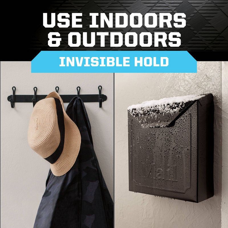 slide 8 of 9, Scotch Mount Double-Sided Mounting Tape Clear 1" x 60": Heavy Duty Wall Tape, Double Stick for Art & Office, 1 ct