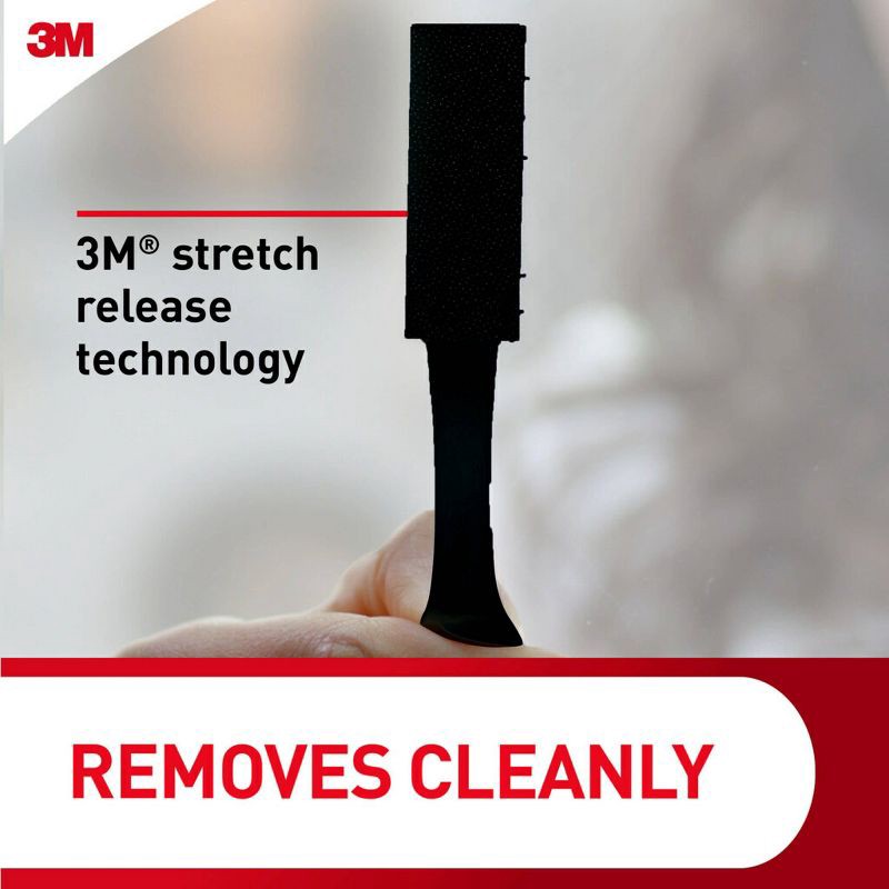 slide 29 of 30, Command 28pc M/L Black Picture Hanging Strips: Wall Adhesive for Frames, Heavy Duty, Plastic, 3.649" Length, 0.751" Width, 28 ct