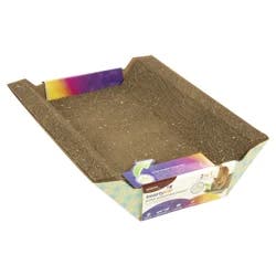 SmartyKat Super Scratcher Chaise Catnip Infused Corrugate Cat Scratcher and Bed