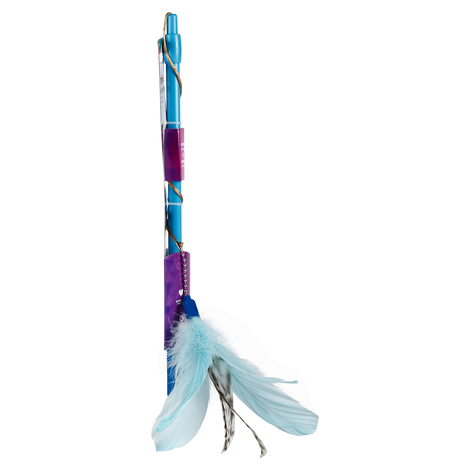 slide 2 of 5, SmartyKat Frisky Flyer Wand Pet Toy, 1 ct