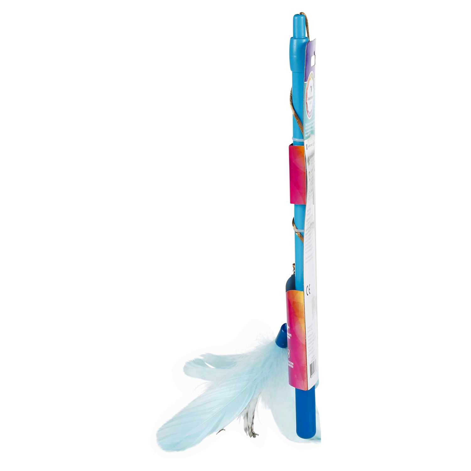 slide 3 of 5, SmartyKat Frisky Flyer Wand Pet Toy, 1 ct
