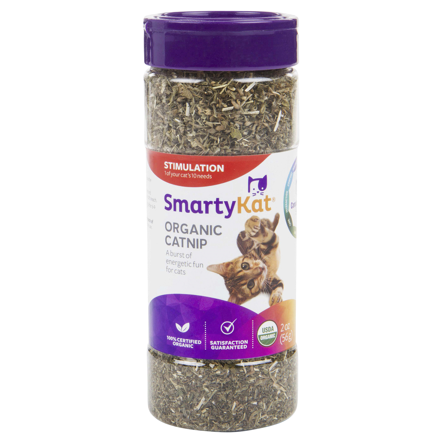 slide 1 of 2, SmartyKat With Silvervine Catnip 2 oz, 2 oz