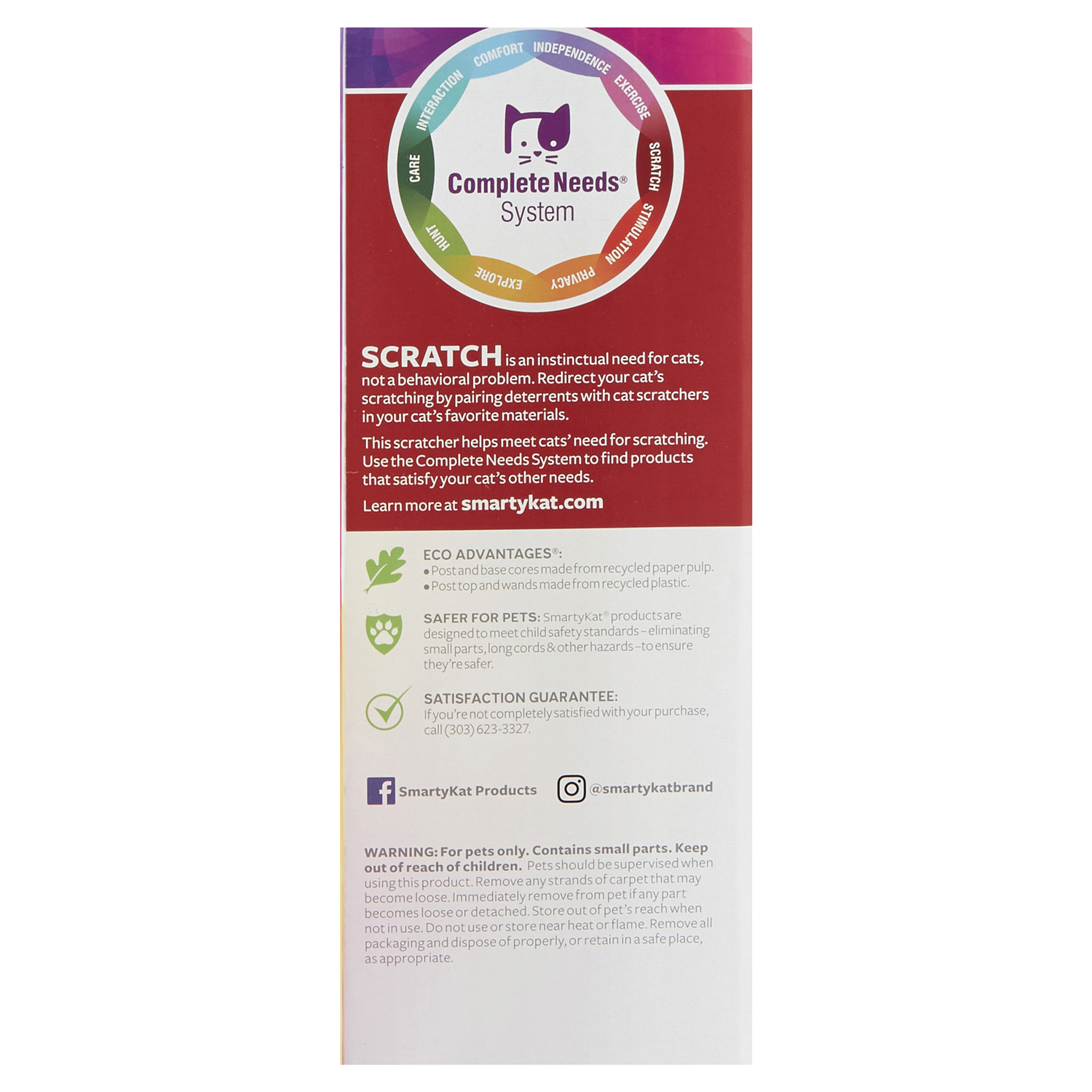 slide 2 of 2, SmartyKat Scratch 'N Spin Carpet with 2 Wand Cat Toys, 1 ct